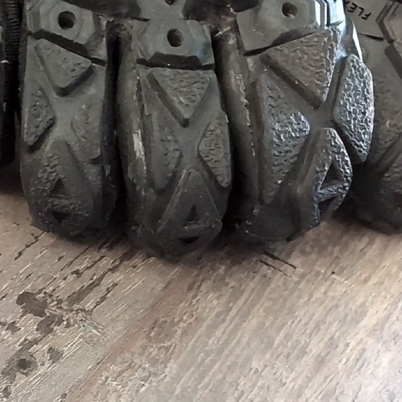 Vibram Black and Yellow Athletic Shoes - Picture 3 of 7